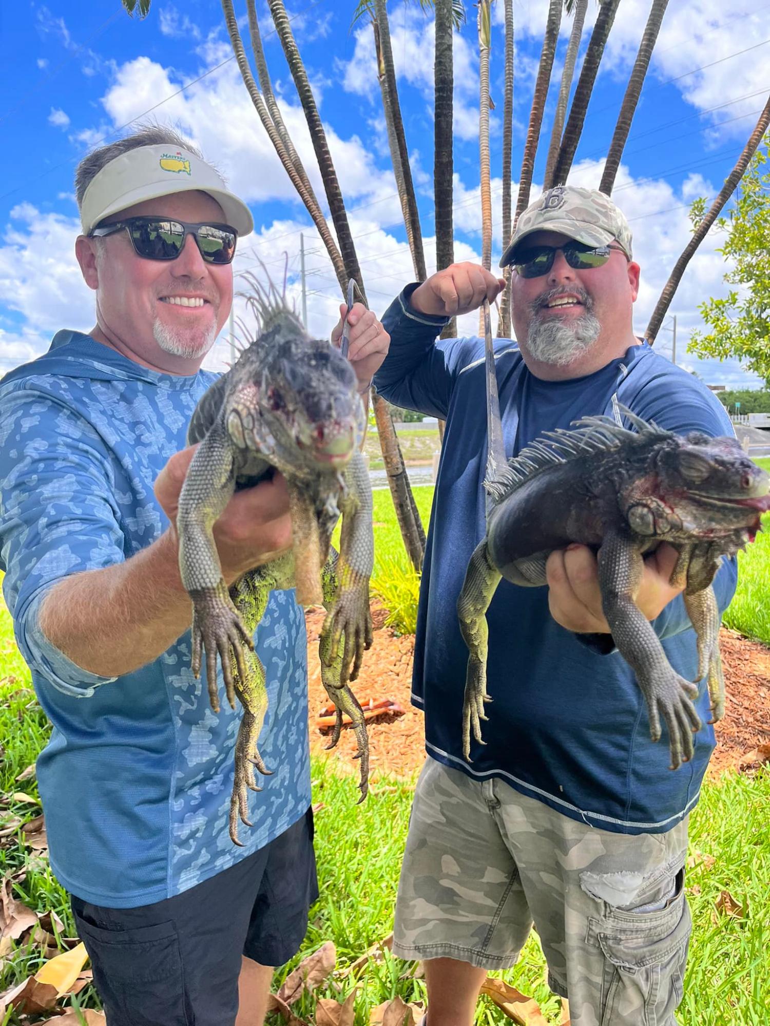 Cast and Blast 2 day Guided Air Rifle Hunts -Hunting Iguanas