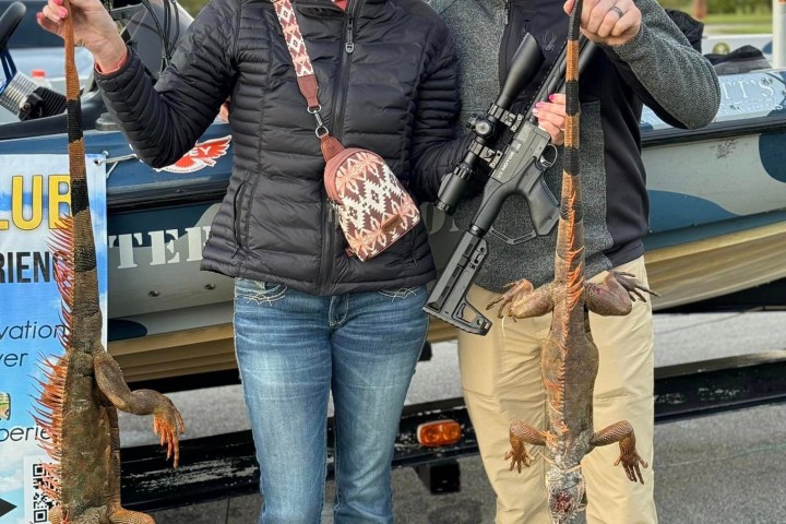 a man standing next to a woman